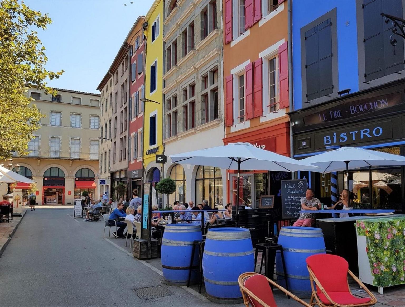 Ma Pierre A L'Edifice, Face A La Cite Vue Sublime, Studio Avec Terrasse การ์กาซอน ภายนอก รูปภาพ